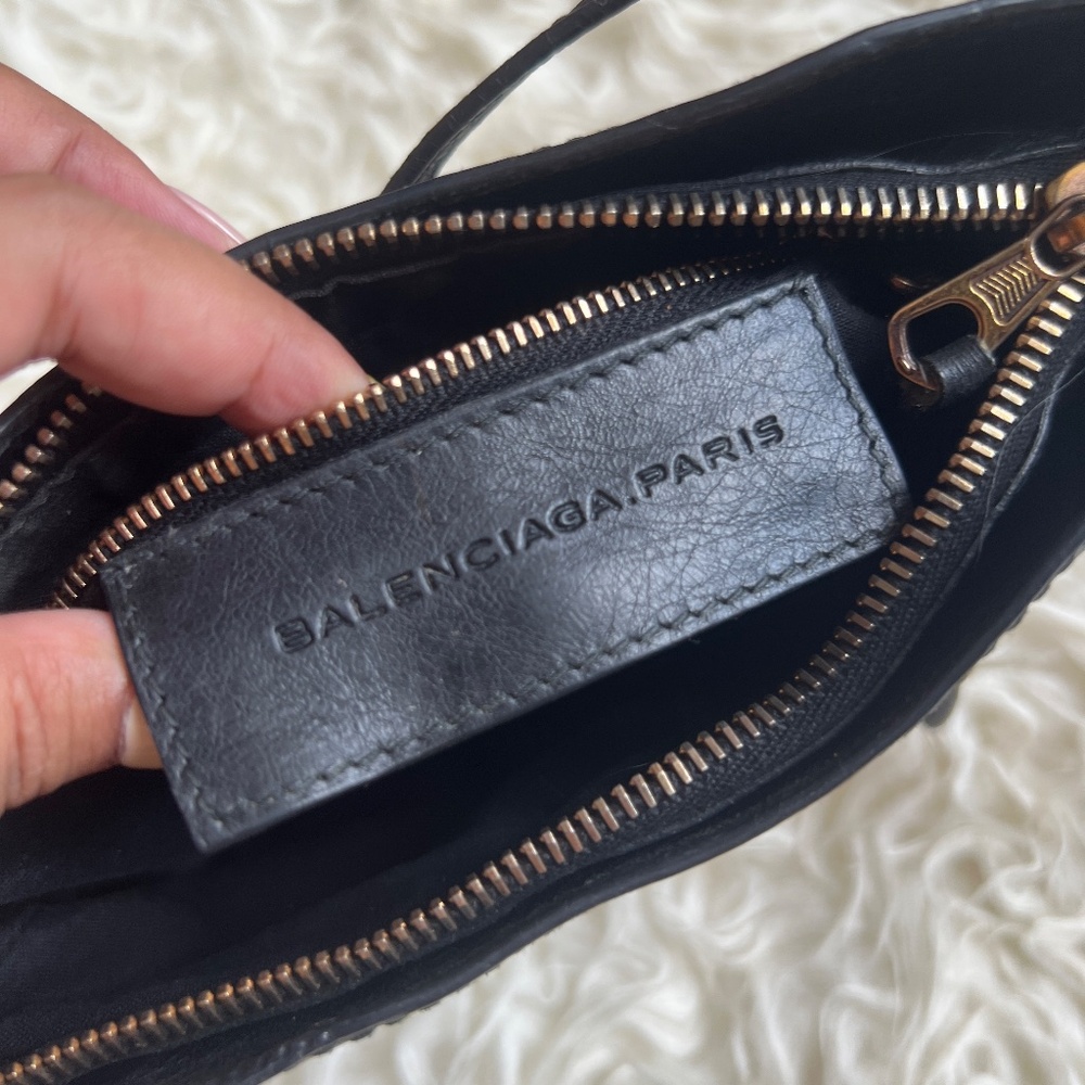 Firm | Balenciaga Motorcross Classic City Pochette Bag - Picture 11 of 12